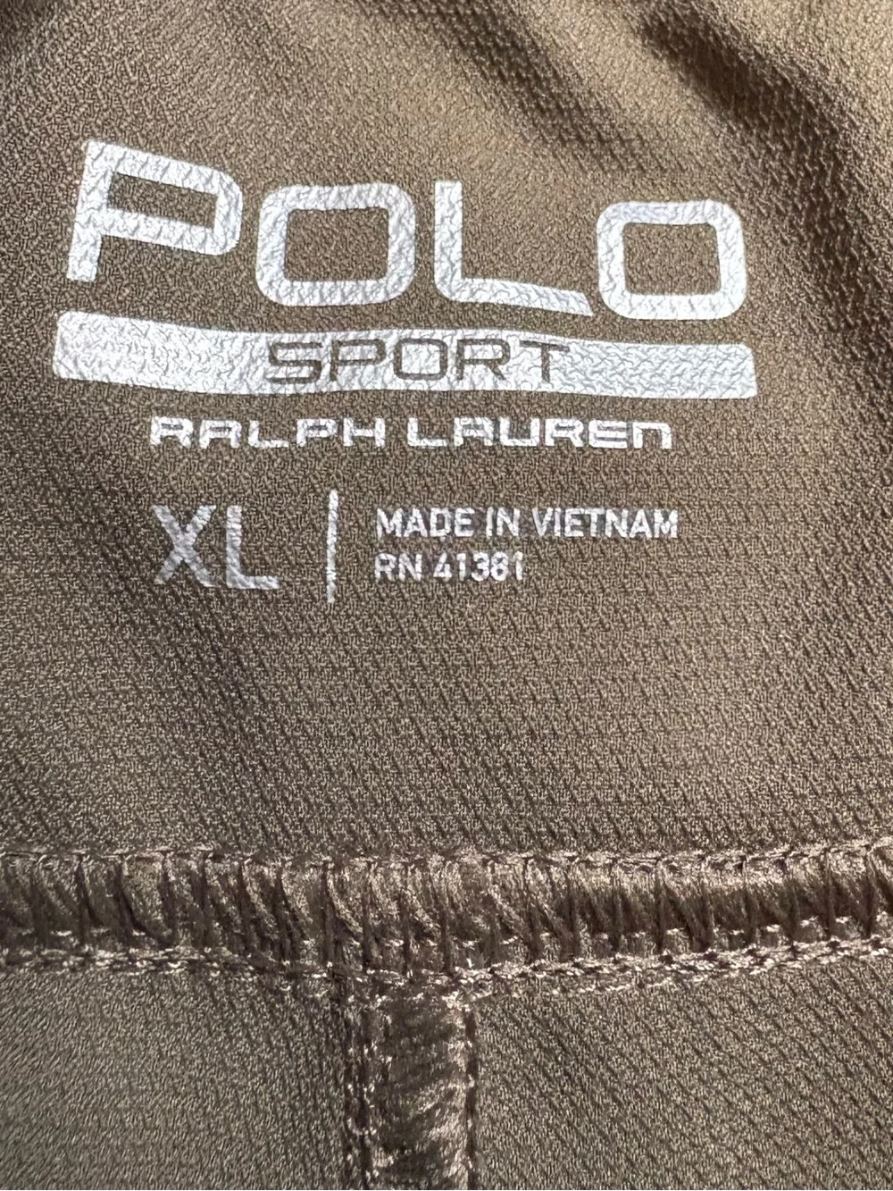 Men’s “NWT” POLO SPORT RALPH LAUREN olive green shorts size XL